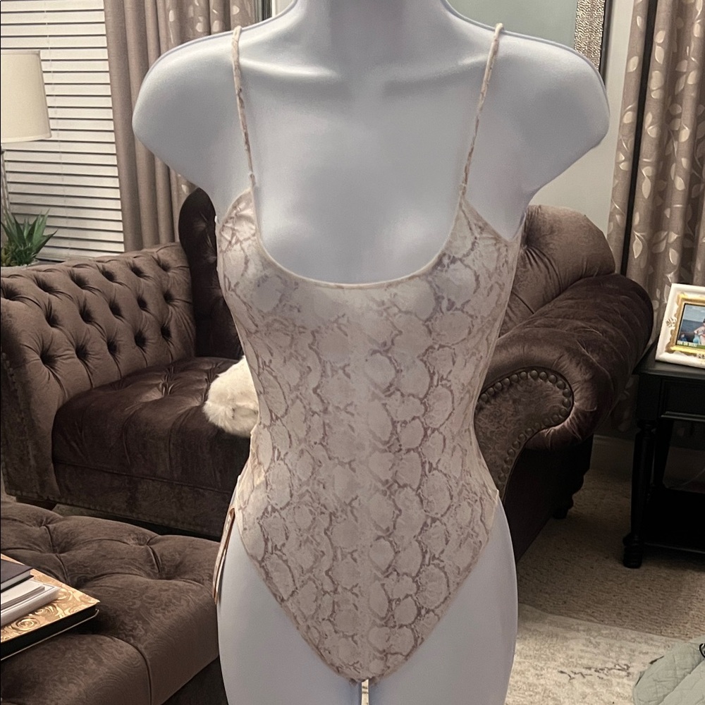 SKIMS milky sheer intimates bodysuit